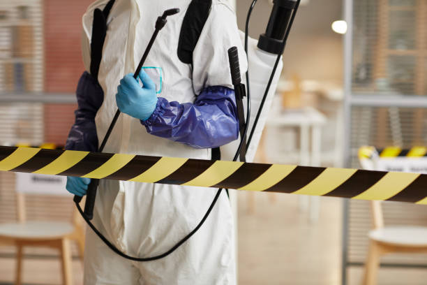 Professional Hoarding Cleanup technician working in Garfield, TX
